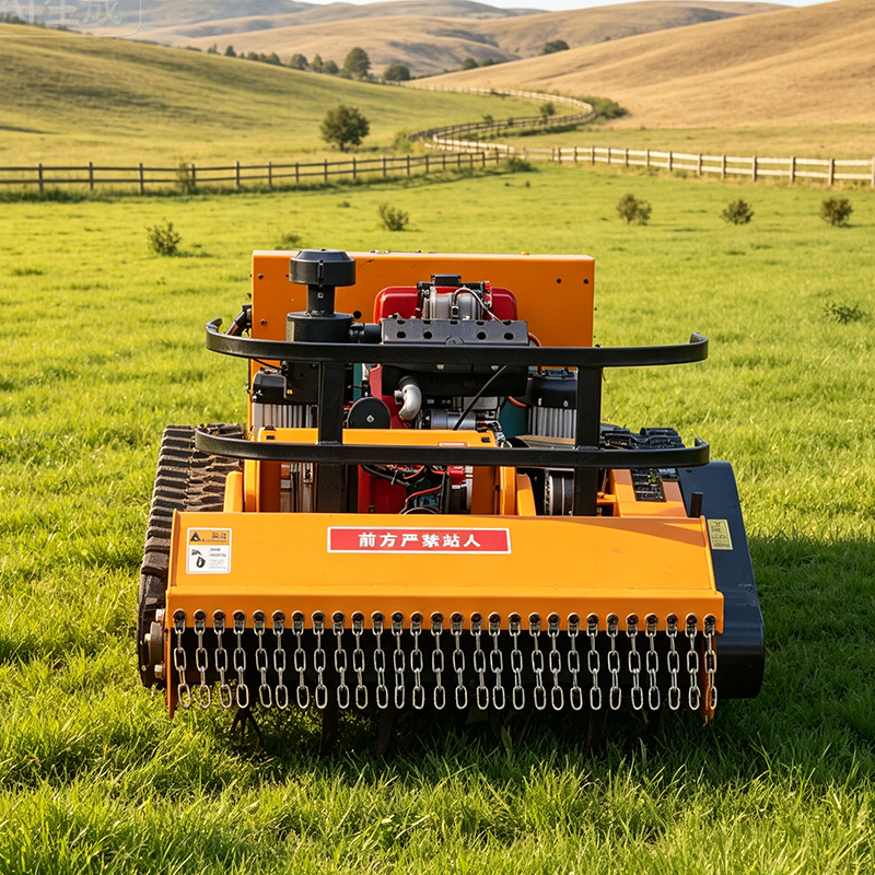 Hybrid Diesel Crawler Remote‑Control Mower