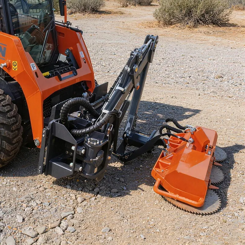 Skid Steer Three-blade Hedge Trimmer