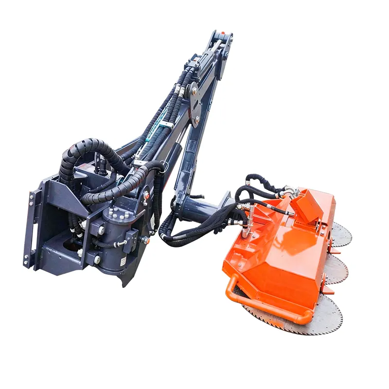 Skid Steer Three-blade Hedge Trimmer