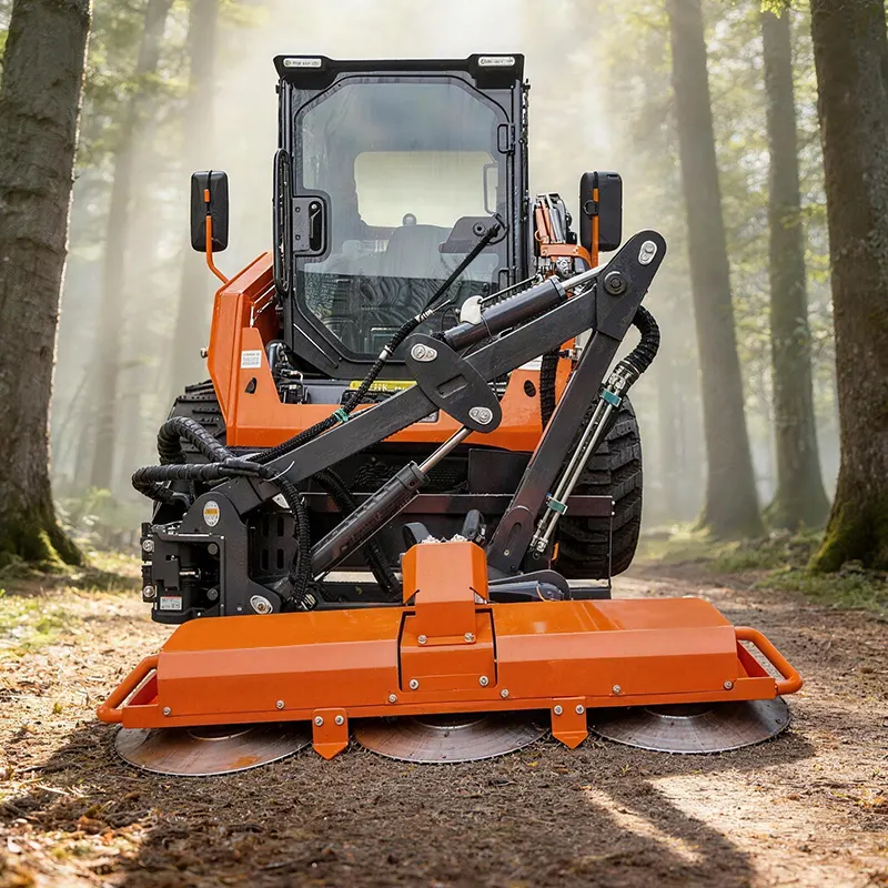 Skid Steer Three-blade Hedge Trimmer