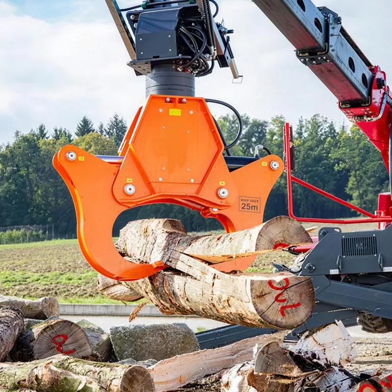 Excavator Log Splitter: Splitting Force, Wedge Angle and Firewood Production Rates